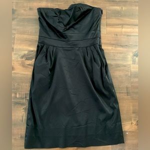 Mango Black Cocktail Mini Dress
